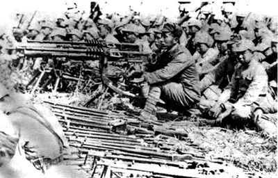 皖南事变中被围攻的新四军。图片来源：人民网