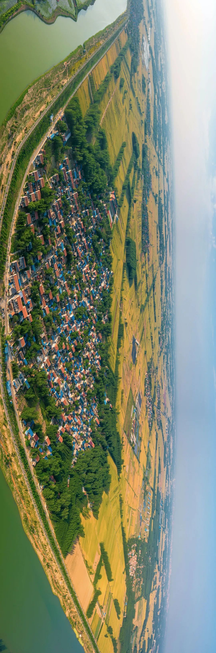 ▲ 曹县黄河故道国家湿地公园，正因为水网密布、平原广阔，加上黄河泛滥，这一带在古代经常发生农民起义。摄影/石耀臣