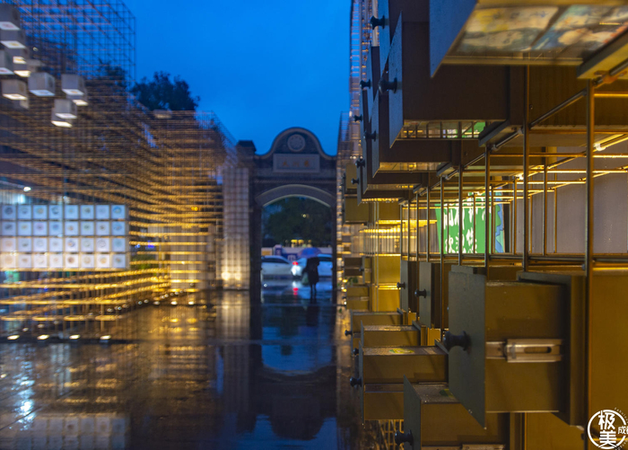 ▲全新改造后的成都大川巷，让老社区焕发新活力