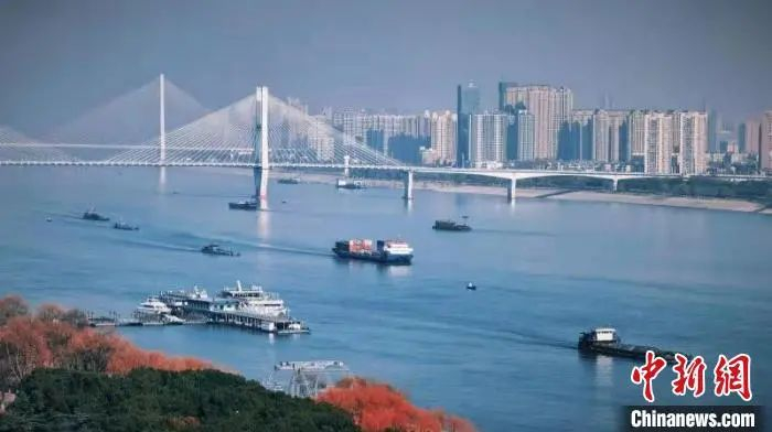 资料图：长江航运。殷黎　摄