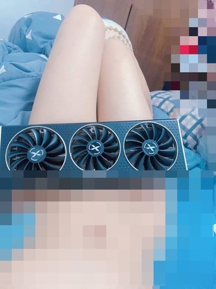 某群妹子自用显卡出售示意图（图片来自网络）