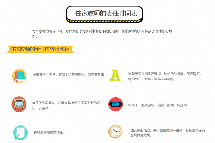 图源：红杉住家教师官网