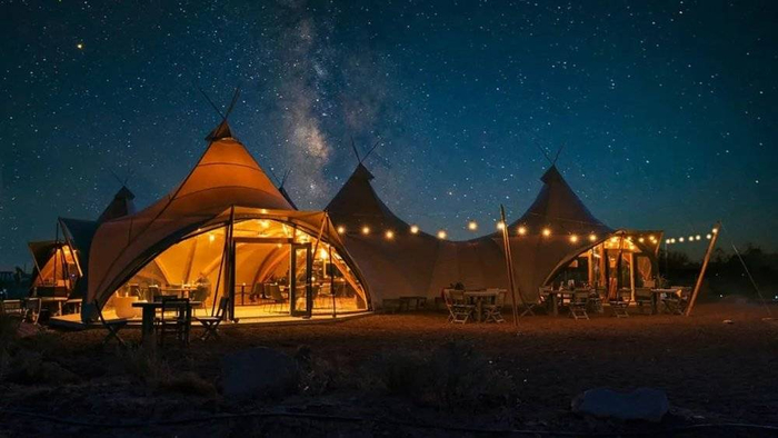 △Under Canvas Moab的星空。/unsplash