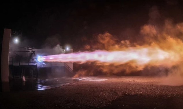 图注：SpaceX猛禽发动机试车画面（来源：SpaceX）
