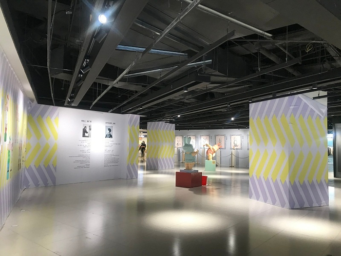 更新场在场景打造上增加了艺术体验空间