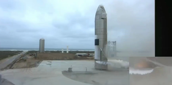 图注：SN15成功从10公里高度落下站住且没爆炸