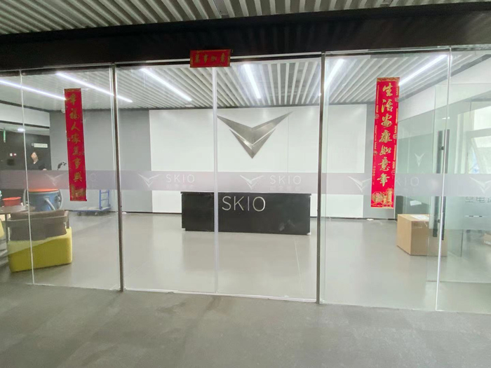 图〡时空电动公司大门;来源：《科创板日报》记者拍摄