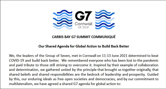 G7公报（部分）