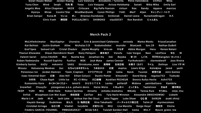 图｜花降截图演唱会结尾的致谢留念