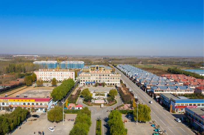 诸城枳沟镇乔庄社区。（资料图片）