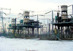 忻都500千伏串补工程外景图。