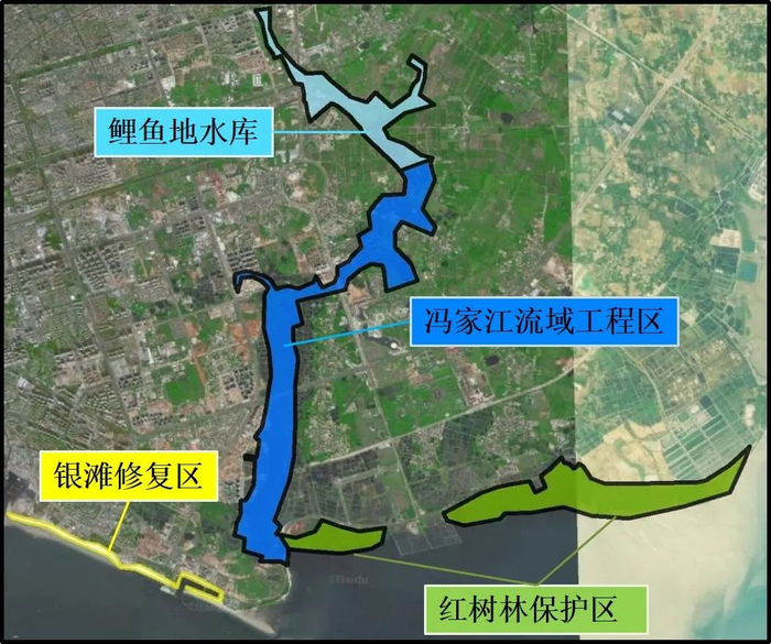 生态修复项目分布示意图