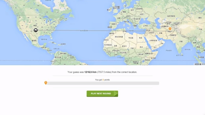 和正确答案相距12000km