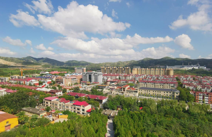 　　航拍武安市白沙村村貌