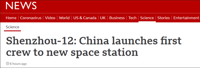 日本共同社（上）、英国BBC（下）报道