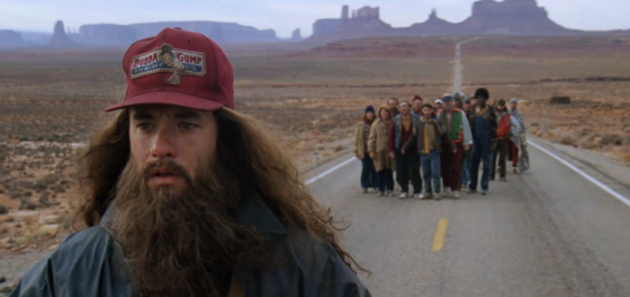 ©️ 《阿甘正传》，1994