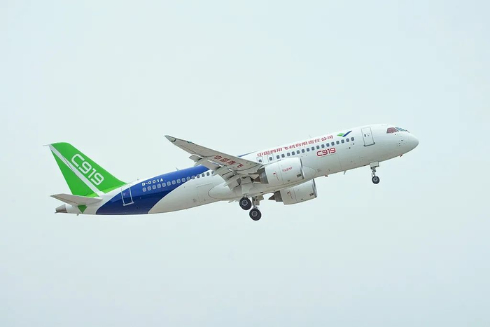 资料：C919大型客机（图/视觉中国）