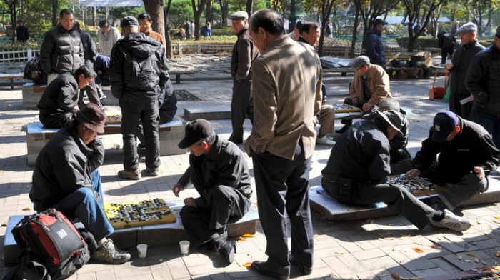  老龄化是韩国无法忽视的社会问题。来源：NPR