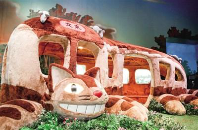 展览中最受欢迎的猫咪巴士