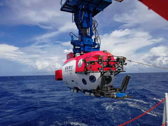深海勇士号载人潜水器。资料图片由叶聪提供