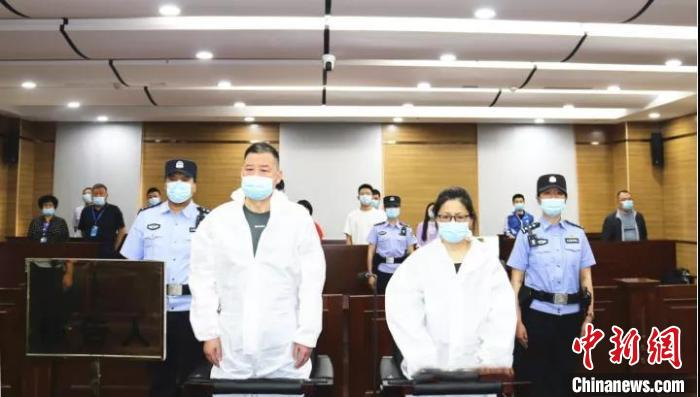  图为宣判现场。　魏春霞　摄