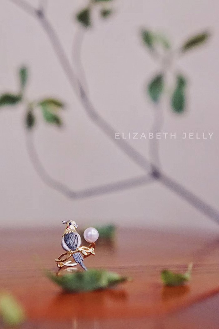 蒋雨辰的珠宝设计作品 图片来源：小红书@Jelly的珠宝设计手札