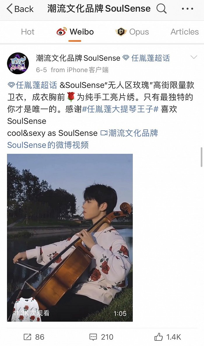 图片来源：SoulSense微博