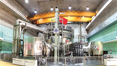 位于安徽合肥“科学岛”上的全超导托卡马克核聚变实验装置（EAST）。（中国科学院合肥物质科学研究院 供图）