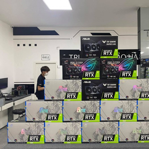 越南零售商被曝将大量非LHR版华硕RTX 3080高达显卡装入矿机_