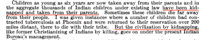 △1927年美国印第安人生存状态调查听证会证词