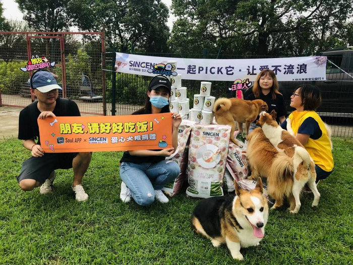 SoulApp爱心在行动，让流浪狗狗不再饥饿