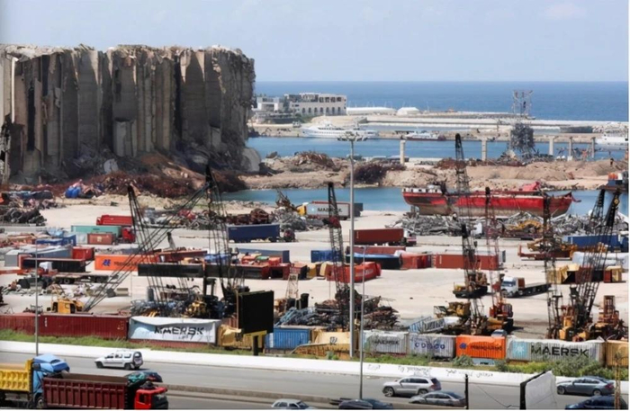 ▲如今的贝鲁特港。图据法新社
