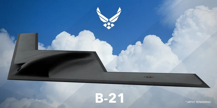 早先发布的第一版B-21效果图 