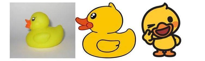 从左到右分别为浴室鸭子、BDUCK、核桃小鸭