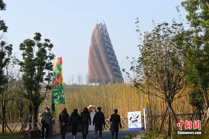 熊猫塔。安源 摄