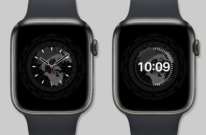 ▲ Apple Watch‘世界时间’表盘。 图片来自：Arun