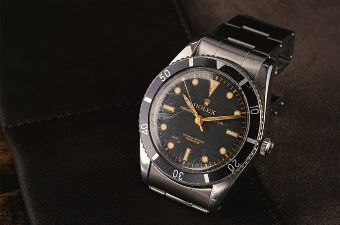 ▲ 劳力士型号 6204‘潜水表’。 图片来自：Bob’s Watches