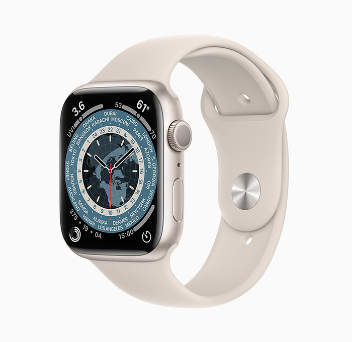 ▲ Apple Watch‘世界时间’表盘。 图片来自：Apple