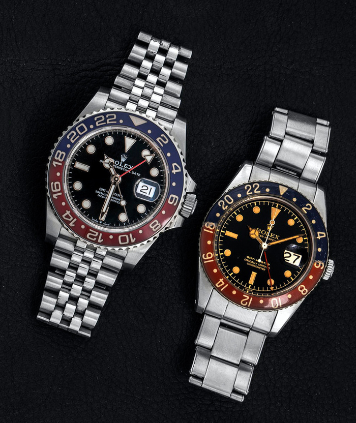 ▲ 劳力士 GMT Master。 图片来自：Hodinkee