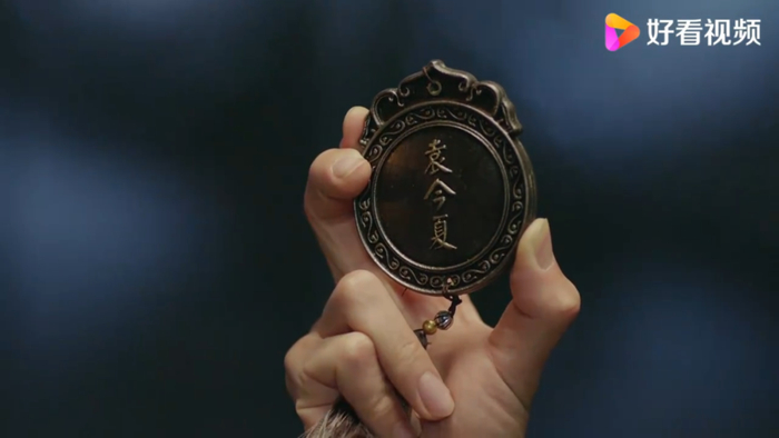 影视剧中令牌。来源/电视剧《锦衣之下》截图