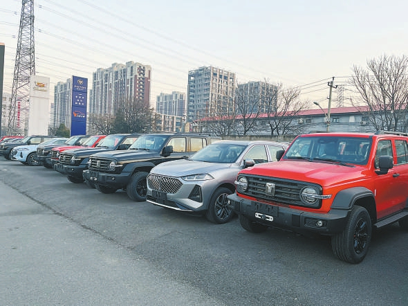 新车预售成为汽车企业市场营销宣传的重要工具。吴博峰/摄