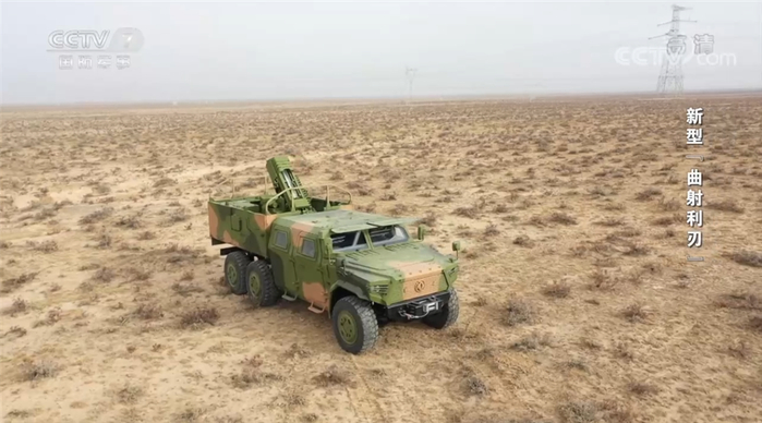 图片说明：新型迫击炮系统 央视截图