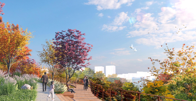 （中央公园北，万家山公园效果图）