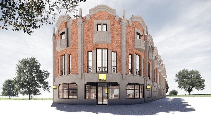 尼康中国首家直营店位于淮海中路上的优秀历史建筑尚贤坊。