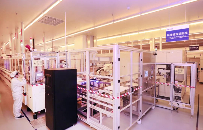 2020年9月13日，江苏南通越亚半导体电镀车间。（视觉中国）