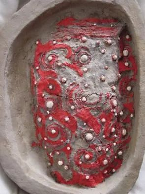 ▲反山嵌玉漆杯