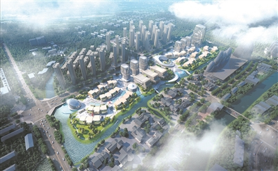 　　温州国际智能制造产业化服务中心项目效果图。