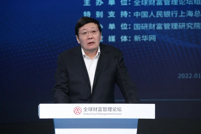 （GAMF理事长、中国财政部原部长楼继伟发表致辞）