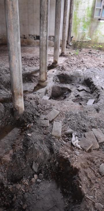 △ 柱下基础、架空地板地坪考证