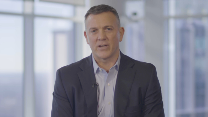 （霸菱主席兼行政总裁Mike Freno作主题演讲）